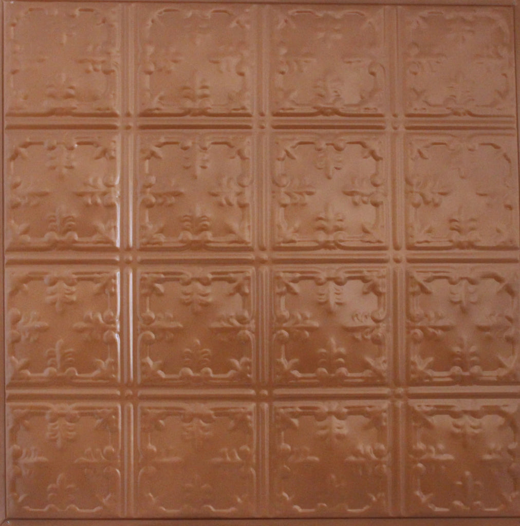 Metal Ceiling Tiles | Pattern 121 | African Barbary - Classic Copper - Metal Ceiling Express