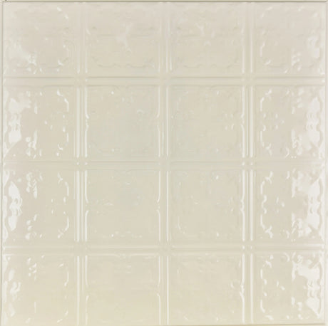Metal Ceiling Tiles | Pattern 121 | African Barbary - Cream - Metal Ceiling Express