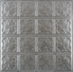 Metal Ceiling Tiles | Pattern 121 | African Barbary - Gun Metal Grey - Metal Ceiling Express