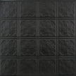 Metal Ceiling Tiles | Pattern 121 | African Barbary - Matte Black - Metal Ceiling Express