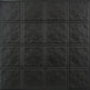 Metal Ceiling Tiles | Pattern 121 | African Barbary - Matte Black - Metal Ceiling Express