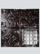 Metal Ceiling Tiles | Pattern 121 | African Barbary - Mirror Black - Metal Ceiling Express