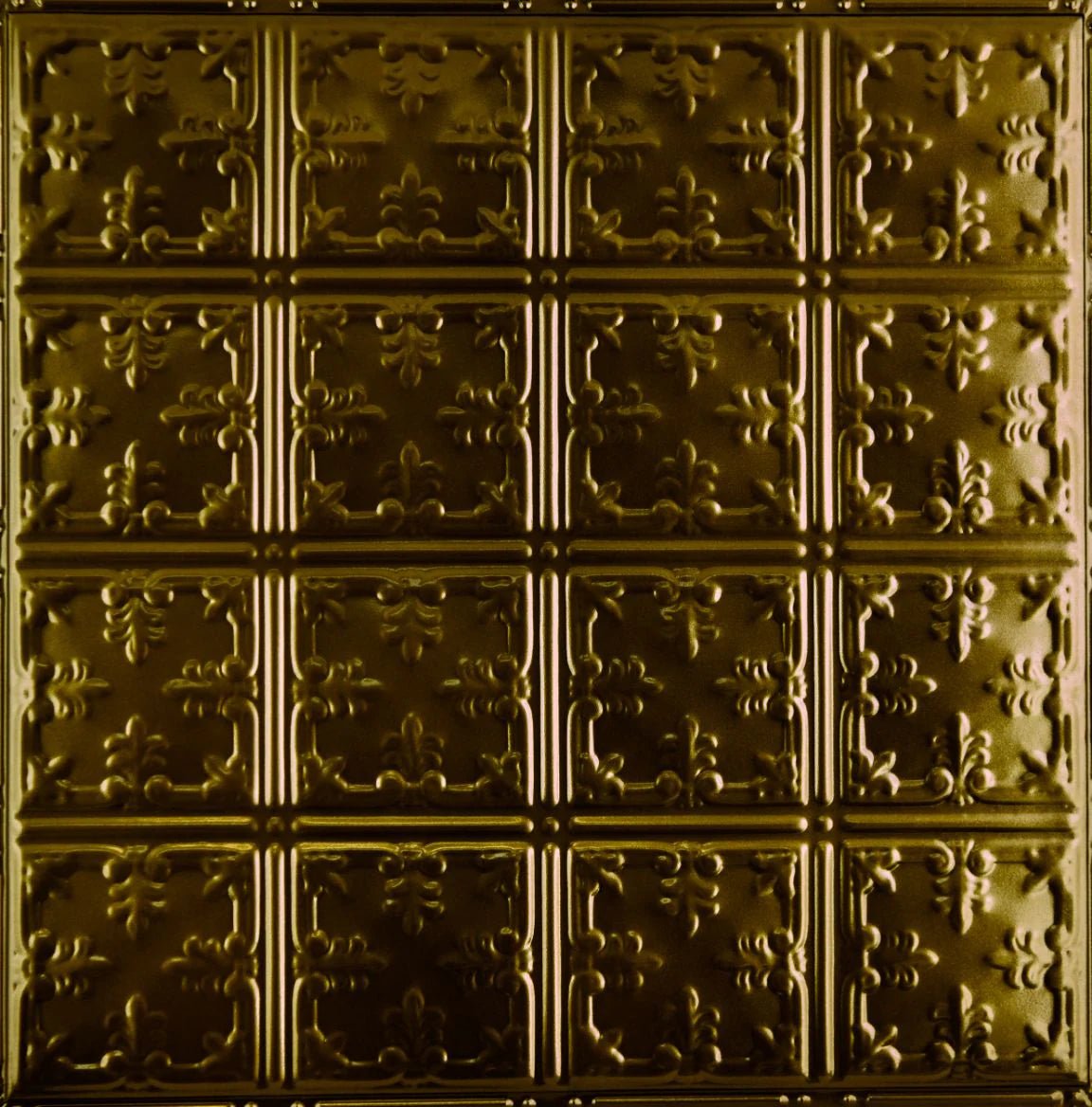 Metal Ceiling Tiles | Pattern 121 | African Barbary - Umber Bronze - Metal Ceiling Express