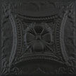 Metal Ceiling Tiles | Pattern 122 | Embossed Knight - Matte Black - Metal Ceiling Express