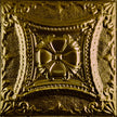 Metal Ceiling Tiles | Pattern 122 | Embossed Knight - Umber Bronze - Metal Ceiling Express