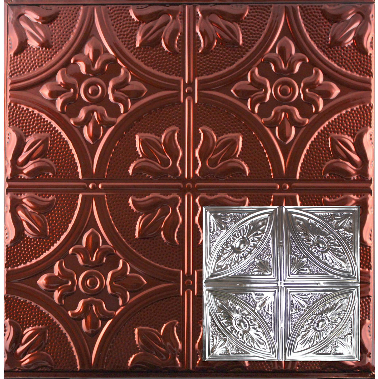 Metal Ceiling Tiles | Pattern 124 | Forever Eyes - Antique Bronze - Metal Ceiling Express