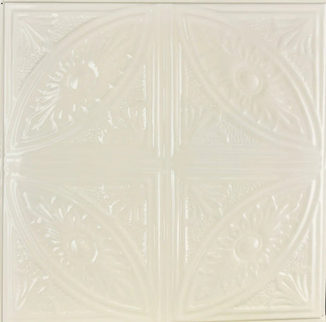 Metal Ceiling Tiles | Pattern 124 | Forever Eyes - Cream - Metal Ceiling Express