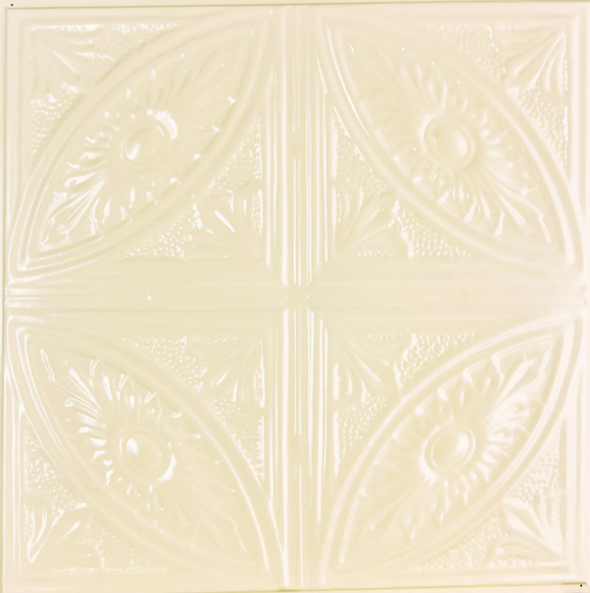 Metal Ceiling Tiles | Pattern 124 | Forever Eyes - Crisp Linen - Metal Ceiling Express