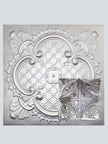 Metal Ceiling Tiles | Pattern 124 | Forever Eyes - Silver - Metal Ceiling Express