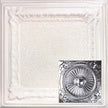 Metal Ceiling Tiles | Pattern 126 | Roman Medallion - Almond - Metal Ceiling Express