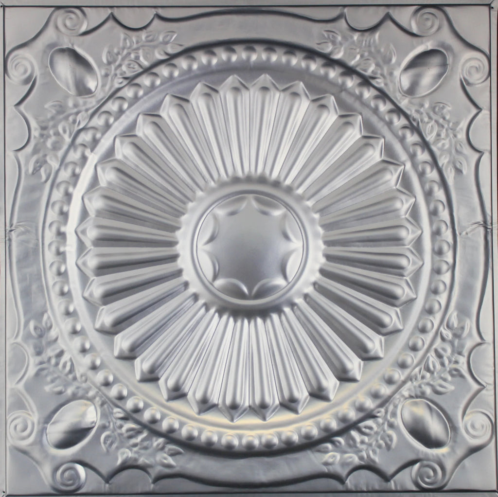 Metal Ceiling Tiles | Pattern 126 | Roman Medallion - Aluminum - Metal Ceiling Express