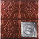 Metal Ceiling Tiles | Pattern 126 | Roman Medallion - Antique Bronze - Metal Ceiling Express