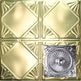 Metal Ceiling Tiles | Pattern 126 | Roman Medallion - Antique Clear - Metal Ceiling Express