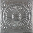 Metal Ceiling Tiles | Pattern 126 | Roman Medallion - Gun Metal Grey - Metal Ceiling Express
