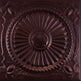 Metal Ceiling Tiles | Pattern 126 | Roman Medallion - Maple Bronze - Metal Ceiling Express