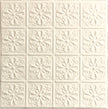 Metal Ceiling Tiles | Pattern 127 | Parisian Floral - Almond - Metal Ceiling Express