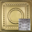 Metal Ceiling Tiles | Pattern 127 | Parisian Floral - Antique Brass - Metal Ceiling Express