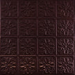Metal Ceiling Tiles | Pattern 127 | Parisian Floral - Maple Bronze - Metal Ceiling Express