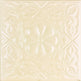 Metal Ceiling Tiles | Pattern 129 | Artisan Medallion - Crisp Linen - Metal Ceiling Express