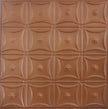 Metal Ceiling Tiles | Pattern 130 | Sixteen Flowers - Classic Copper - Metal Ceiling Express