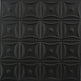 Metal Ceiling Tiles | Pattern 130 | Sixteen Flowers - Matte Black - Metal Ceiling Express