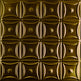 Metal Ceiling Tiles | Pattern 130 | Sixteen Flowers - Umber Bronze - Metal Ceiling Express