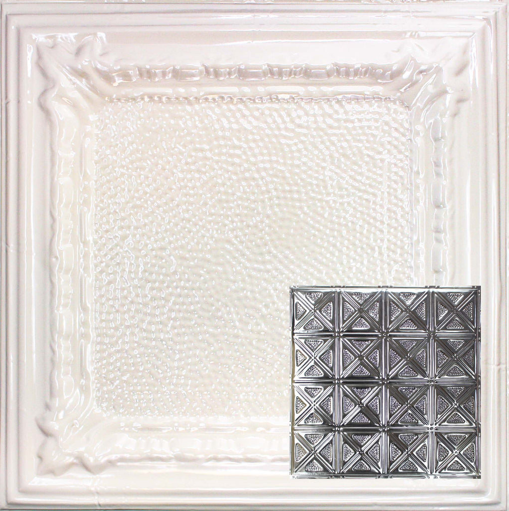 Metal Ceiling Tiles | Pattern 131 | Sixteen Diamonds - Almond - Metal Ceiling Express