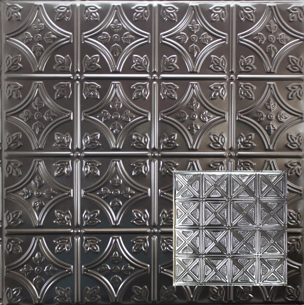 Metal Ceiling Tiles | Pattern 131 | Sixteen Diamonds - Candy Haze Black - Metal Ceiling Express