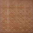 Metal Ceiling Tiles | Pattern 131 | Sixteen Diamonds - Classic Copper - Metal Ceiling Express