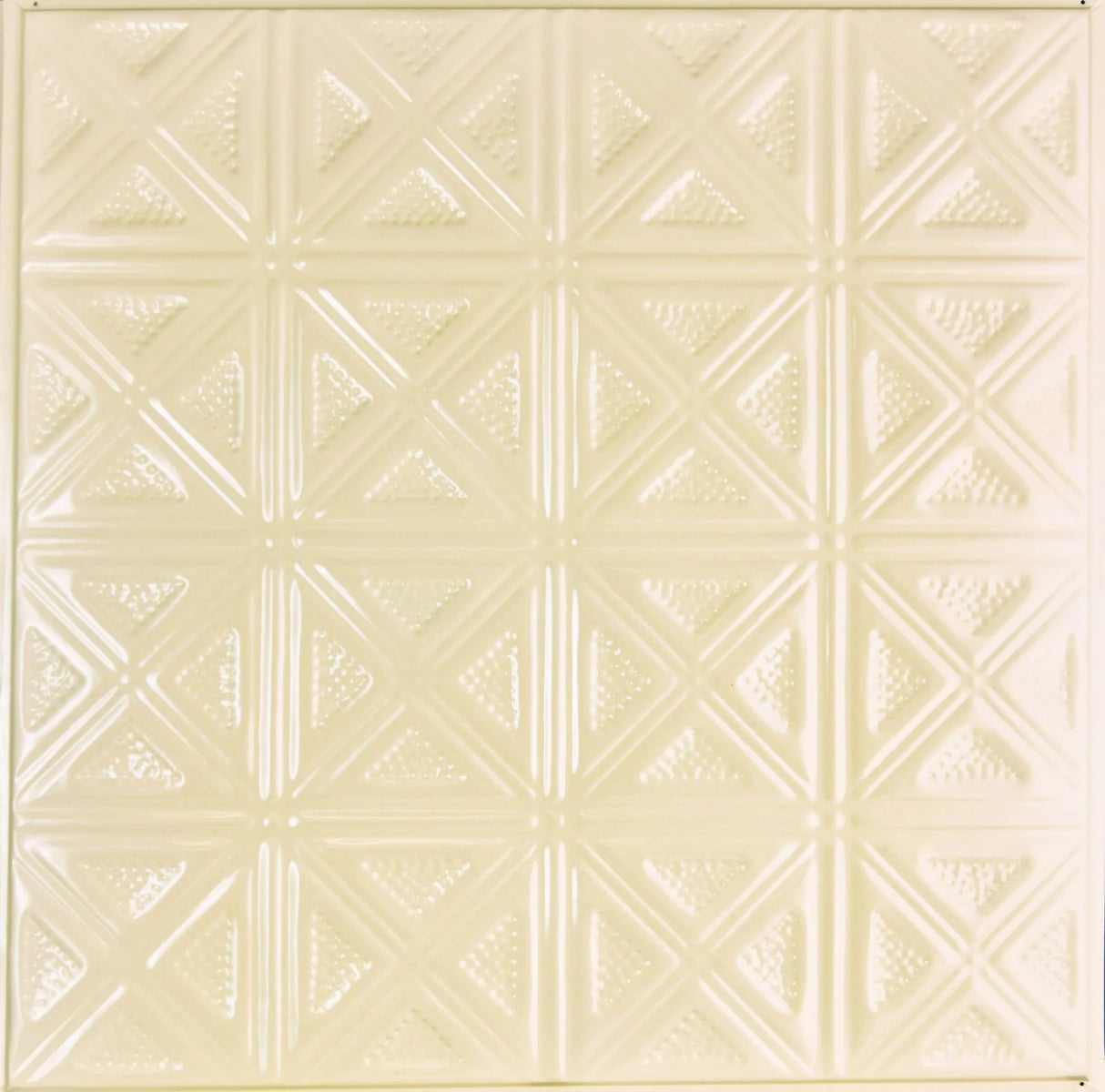 Metal Ceiling Tiles | Pattern 131 | Sixteen Diamonds - Crisp Linen - Metal Ceiling Express