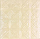 Metal Ceiling Tiles | Pattern 131 | Sixteen Diamonds - Crisp Linen - Metal Ceiling Express