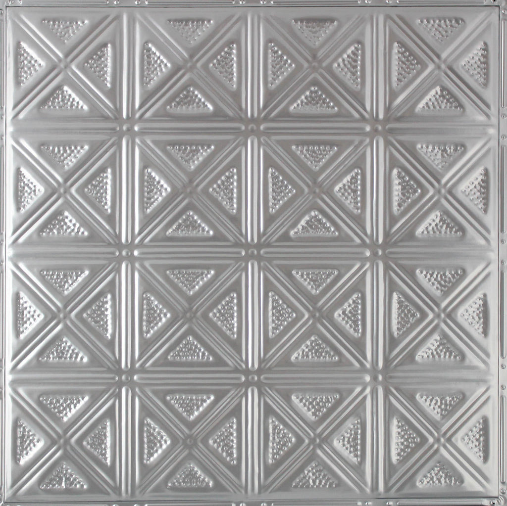 Metal Ceiling Tiles | Pattern 131 | Sixteen Diamonds - Gun Metal Grey - Metal Ceiling Express
