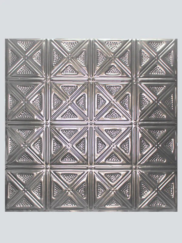 Metal Ceiling Tiles | Pattern 131 | Sixteen Diamonds - Smoke - Metal Ceiling Express