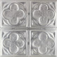 Metal Ceiling Tiles | Pattern 134 | Four Leaf Clover - Aluminum - Metal Ceiling Express