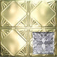 Metal Ceiling Tiles | Pattern 134 | Four Leaf Clover - Antique Clear - Metal Ceiling Express