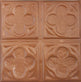 Metal Ceiling Tiles | Pattern 134 | Four Leaf Clover - Classic Copper - Metal Ceiling Express