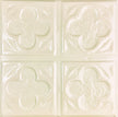 Metal Ceiling Tiles | Pattern 134 | Four Leaf Clover - Crisp Linen - Metal Ceiling Express