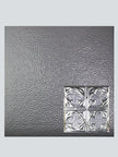 Metal Ceiling Tiles | Pattern 134 | Four Leaf Clover - Steel Vein - Metal Ceiling Express