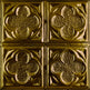 Metal Ceiling Tiles | Pattern 134 | Four Leaf Clover - Umber Bronze - Metal Ceiling Express