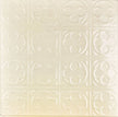 Metal Ceiling Tiles | Pattern 135 | Sixteen Mini Clovers - Cream - Metal Ceiling Express