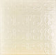 Metal Ceiling Tiles | Pattern 135 | Sixteen Mini Clovers - Cream - Metal Ceiling Express