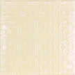 Metal Ceiling Tiles | Pattern 135 | Sixteen Mini Clovers - Crisp Linen - Metal Ceiling Express