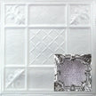 Metal Ceiling Tiles | Pattern 136 | Pebble Renaissance - Arctic Shimmer - Metal Ceiling Express