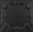 Metal Ceiling Tiles | Pattern 136 | Pebble Renaissance - Matte Black - Metal Ceiling Express