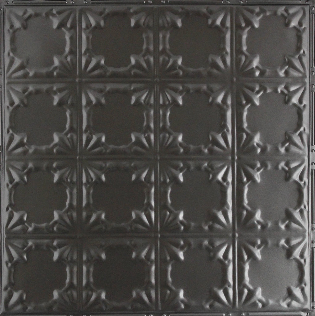 Metal Ceiling Tiles | Pattern 137 | Gothic Prominence - Argento - Metal Ceiling Express