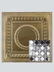 Metal Ceiling Tiles | Pattern 137 | Gothic Prominence - Gold Vein - Metal Ceiling Express