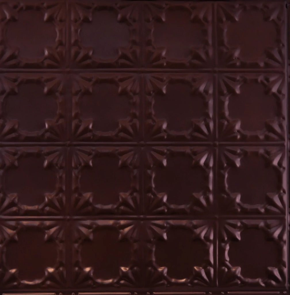 Metal Ceiling Tiles | Pattern 137 | Gothic Prominence - Maple Bronze - Metal Ceiling Express