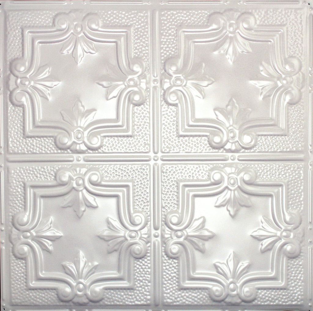 Metal Ceiling Tiles | Pattern 116 | Color: Antique White | Size: 24" x 24" - Wall & Ceiling Tiles - Metal Ceiling Express