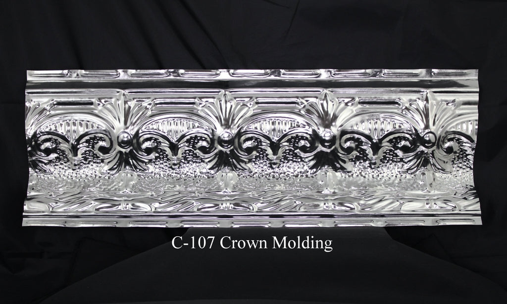 Crown Molding | Pattern: C107 - Wall & Ceiling Tiles - Metal Ceiling Express