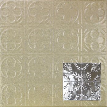Metal Ceiling Tiles | Pattern 108 | Oak Leaf - Clay Vein - Metal Ceiling Express